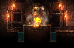 Скриншот из игры «SteamWorld Dig 2»