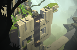 Скриншот из игры «Lara Croft GO»