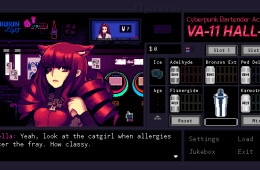 Скриншот из игры «VA-11 Hall-A: Cyberpunk Bartender Action»