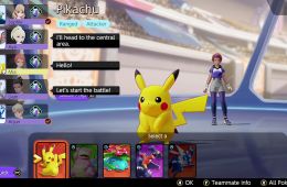 Скриншот из игры «Pokémon Unite»
