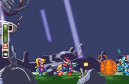 Скриншот из игры «Mega Man Zero»