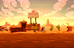 Скриншот из игры «SteamWorld Dig 2»