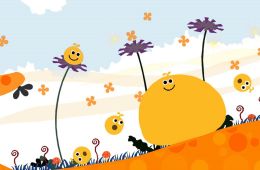 Скриншот из игры «LocoRoco»