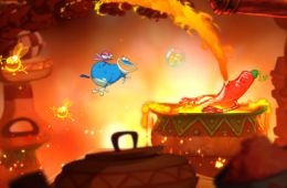 Скриншот из игры «Rayman Origins»