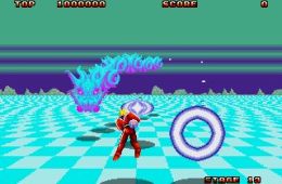 Скриншот из игры «Space Harrier II»