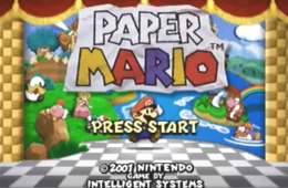 Скриншот из игры «Paper Mario»