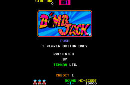 Скриншот из игры «Bomb Jack»
